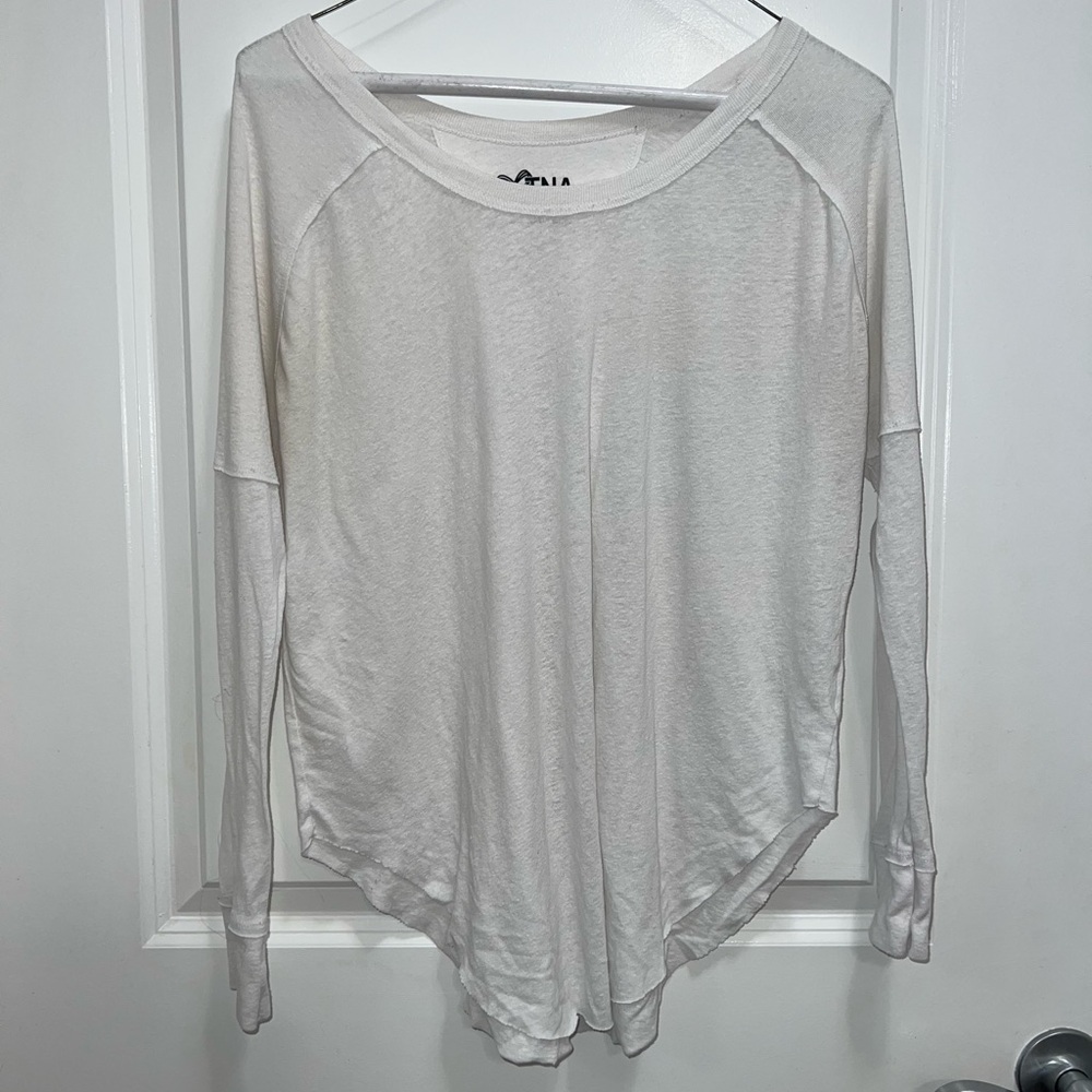 TNA Cream Long Sleeve Women's Tee